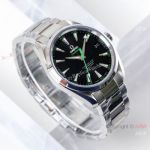 (VS Factory) Swiss Replica Omega Seamaster Aqua Terra 150m VS 8500 Watch Black Dial Green hand